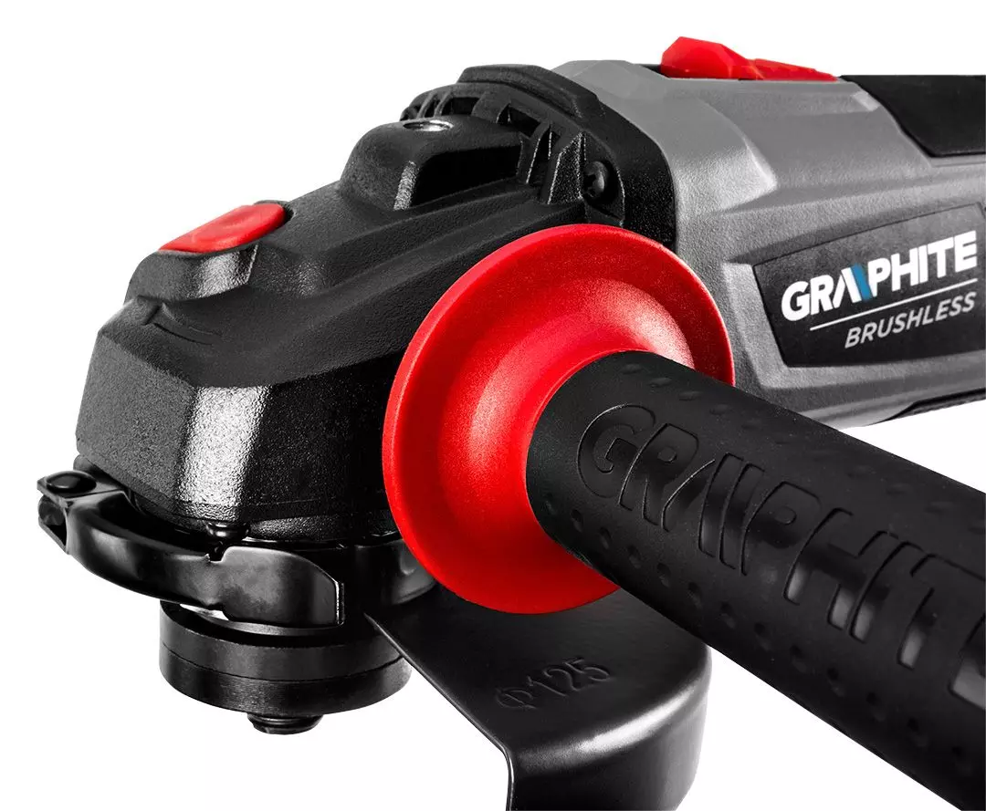 Polizor unghiular Graphite 58G026  fără perii cu baterie 18V, Li-Ion, disc de 125 mm, fără baterie si acumulator [2]