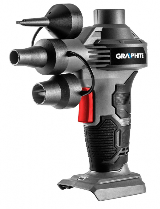 Pompa de umflat Energy+ 18V, Li-Ion (fara acumulator inclus) 58G089 GRAPHITE [4]