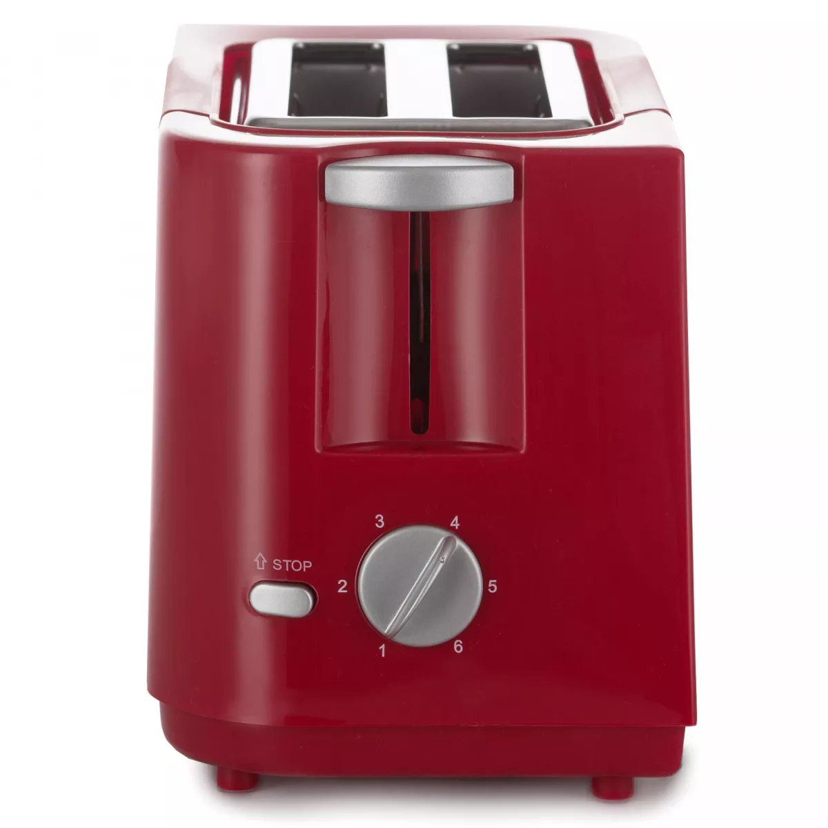 Prajitor de paine Daewoo DBT40R, 750 W, 2 felii, 6 nivele rumenire, carcasa Cool Touch, rosu [2]