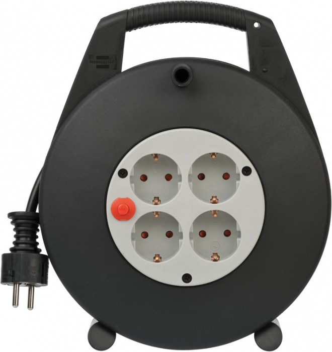 Prelungitor cu tambur Brennenstuhl Vario Line, 4 prize, 10m [5]