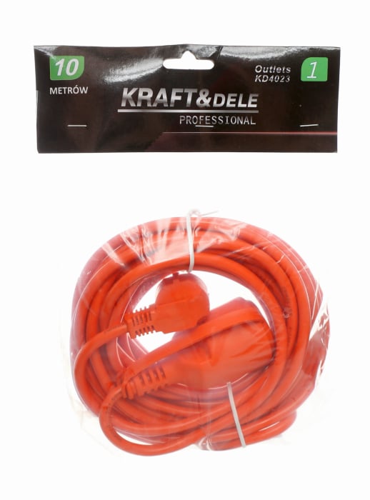Prelungitor de gradina cu clapeta, 20m, 3x1.5 mm, Kraft&Dele KD4024 [7]