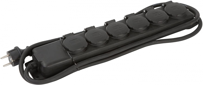 Prelungitor Exterior Brennenstuhl 6 prize, IP44, 2m, Negru [4]