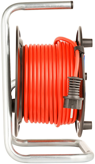 Prelungitor Exterior Brennenstuhl Garant cu  tambur cu priza multipla, 3 posturi, 20m, IP44 [3]