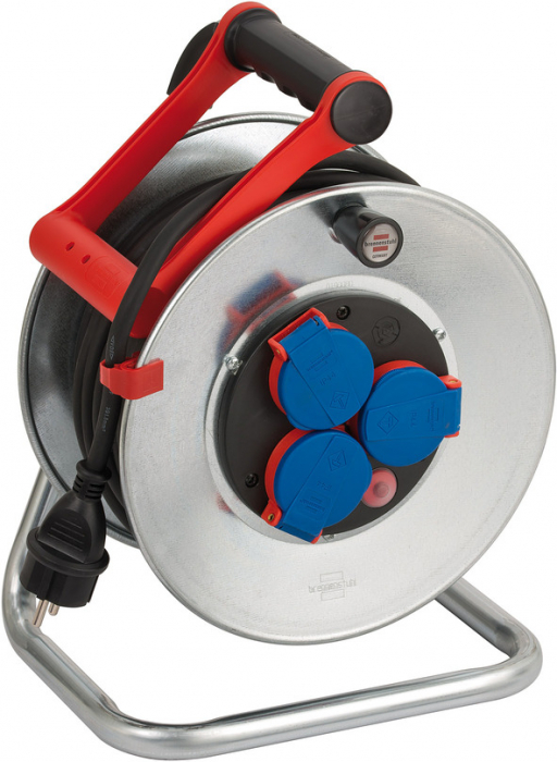 Prelungitor Exterior Brennenstuhl Garant S cu tambur, 3 prize, 25m, IP44 [1]