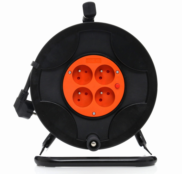 Prelungitor pe rola cu tambur, 25m, 3x2.5 mm, Kraft&Dele KD4017 [1]