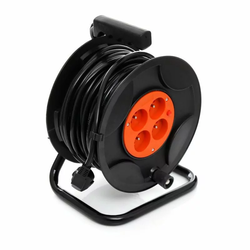 Prelungitor pe rola cu tambur, 50 m, KD4018 Kraft&Dele [2]
