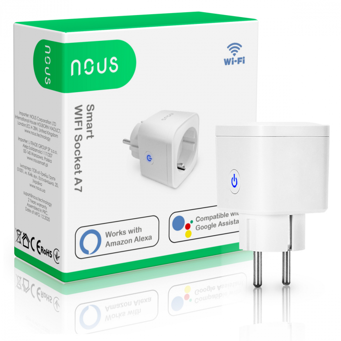 Priza inteligenta WiFi NOUS A7, 16A [3]