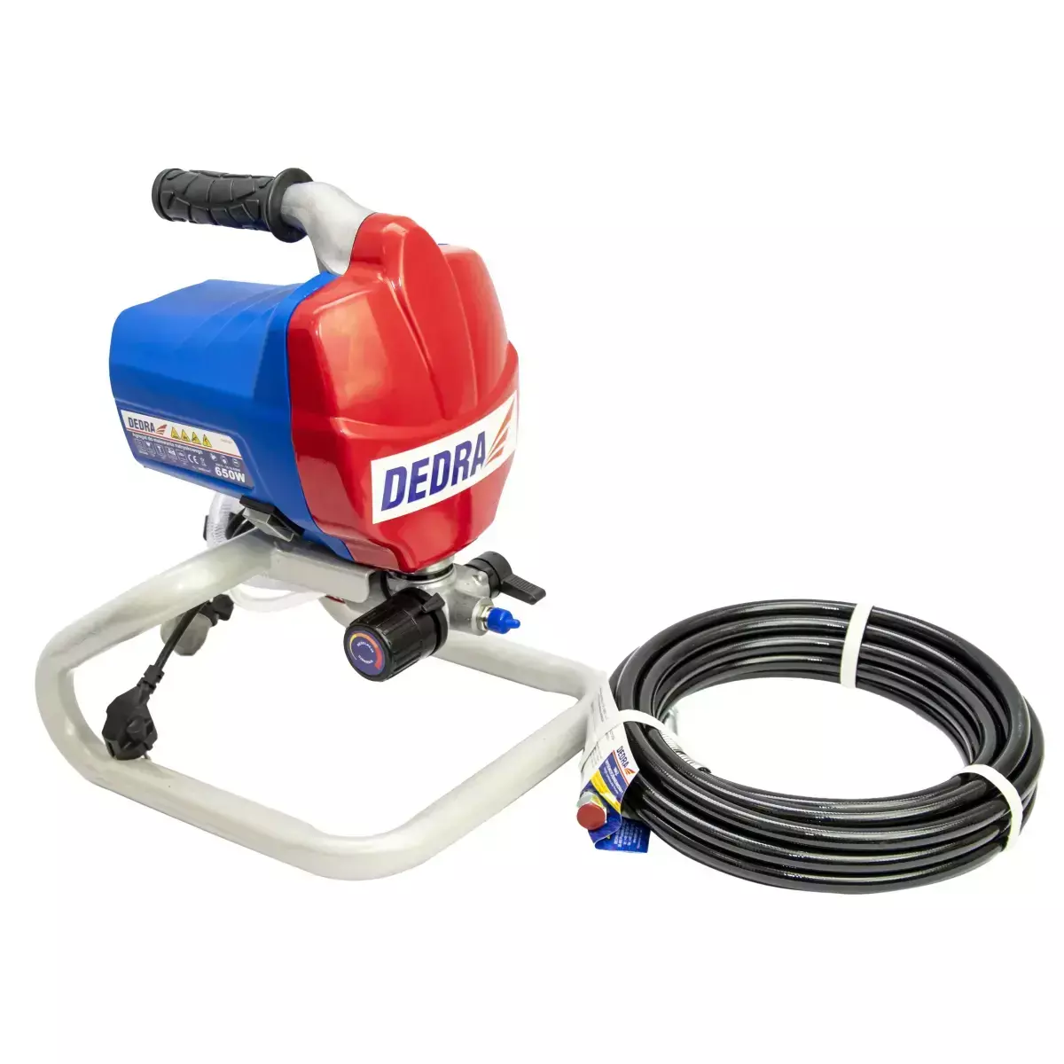 Pulverizator de vopsea fara aer, 650 W, 1L/min, furtun 7,5 m DEDRA DED7421 [4]