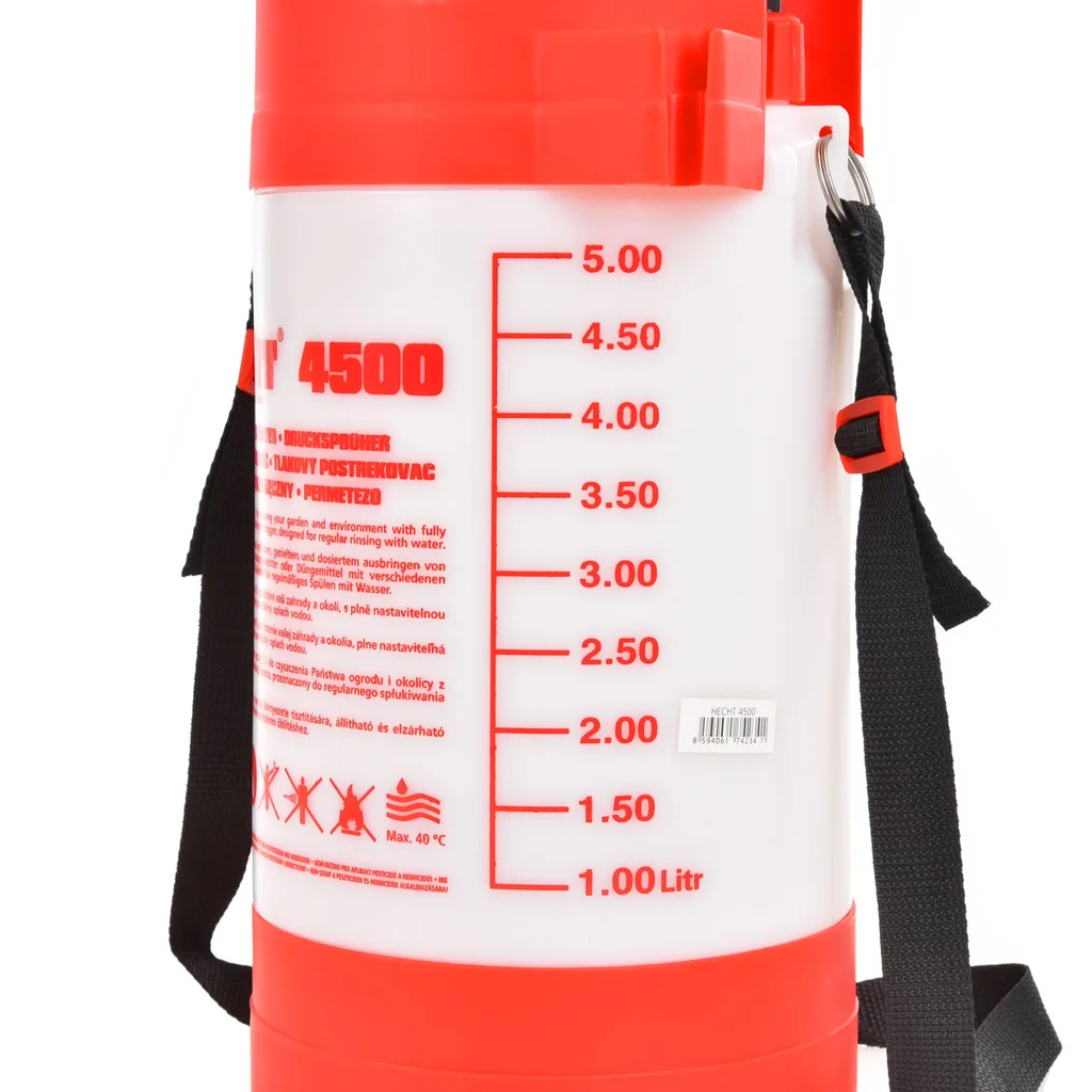 Pulverizator manual de umar HECHT 4500, cu manometru, 5 L, 3 bar [3]