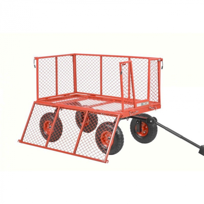 Remorca carucior pentru Tractorasele de gradina Hecht 52184 [4]