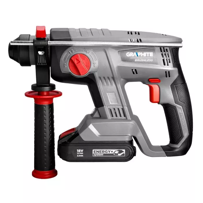 Rotopercutor fără perii Energy+ 18V, Li-Ion, impact 2.2J, fără baterie 58G027 GRAPHITE [6]