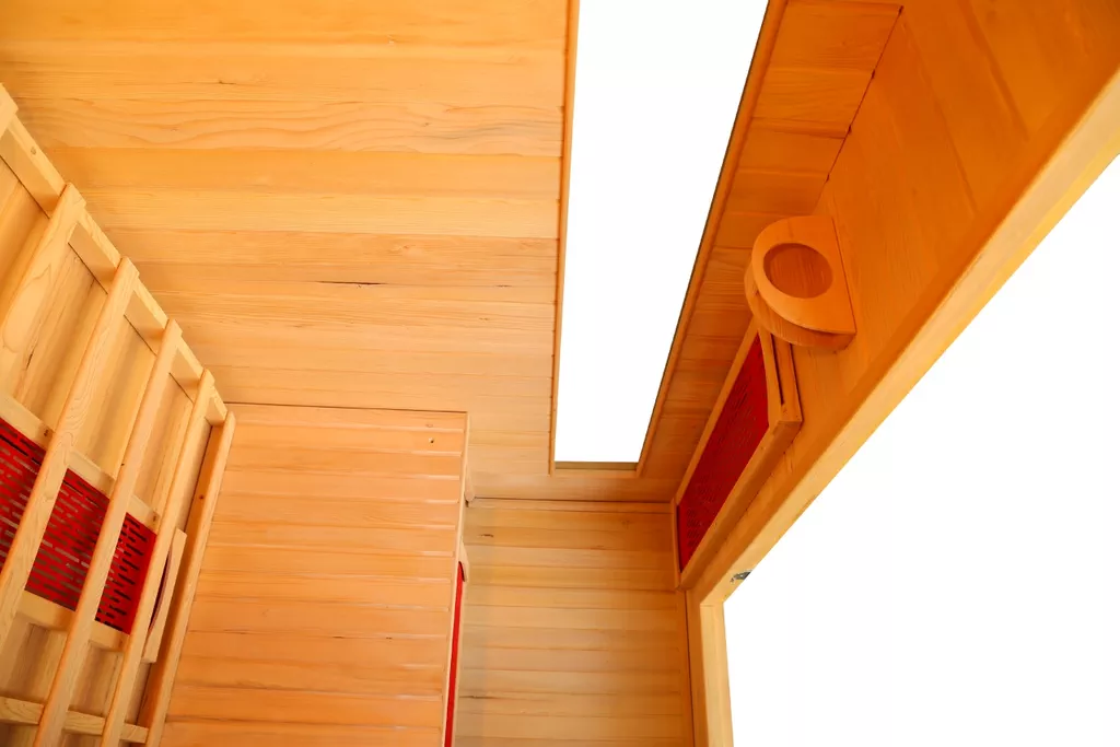Sauna de interior cu infrarosu, pentru 2 persoane, ionizator de aer,  terapie prin culoare, MP3 Player, HECHT ESSENTIAL [5]