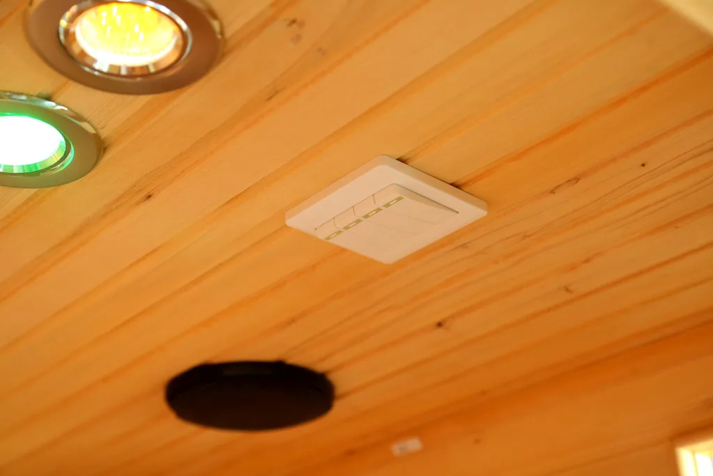 Sauna de interior cu infrarosu, pentru 2 persoane, ionizator de aer,  terapie prin culoare, MP3 Player, HECHT ESSENTIAL [9]