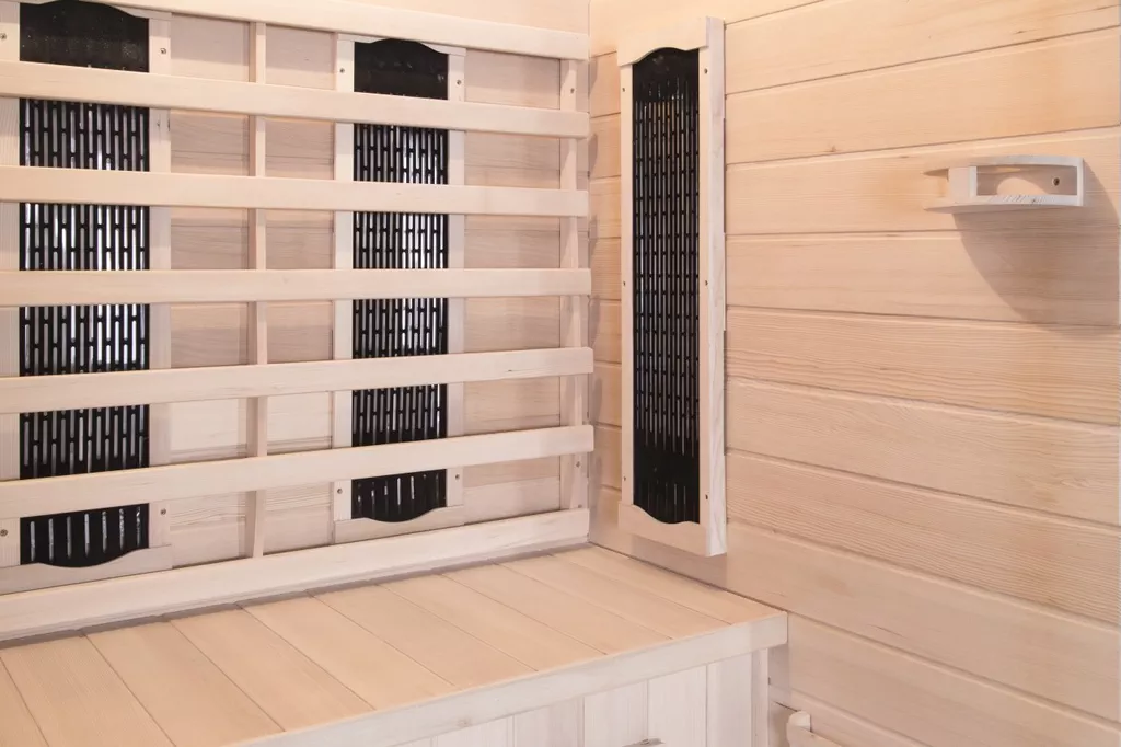 Sauna de interior cu infrarosu, pentru 2 persoane, ionizator de aer,  terapie prin culoare, MP3 Player, HECHT ESSENTIAL [11]