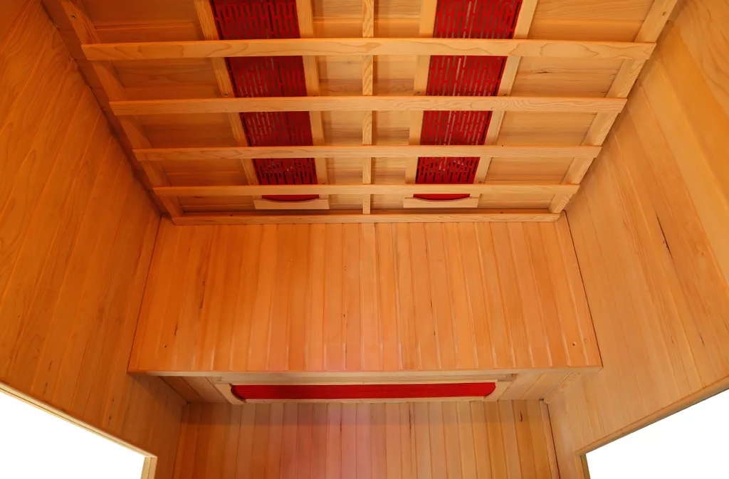 Sauna de interior cu infrarosu, pentru 2 persoane, ionizator de aer,  terapie prin culoare, MP3 Player, HECHT ESSENTIAL [3]