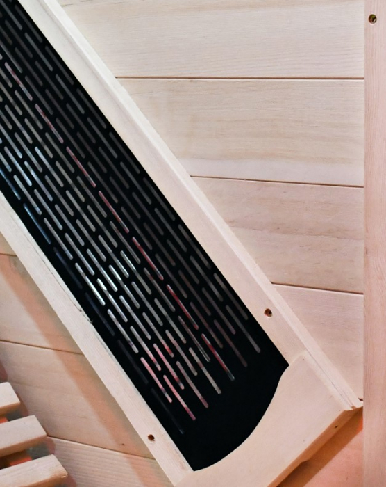 Sauna de interior cu infrarosu,  pentru 2 persoane, ionizator de aer, terapie prin culoare, pietre de masaj, MP3 Player, HECHT FANTASY [12]