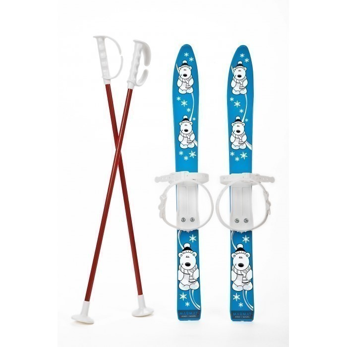 Schiuri copii Marmat 70 cm - Albastru [1]