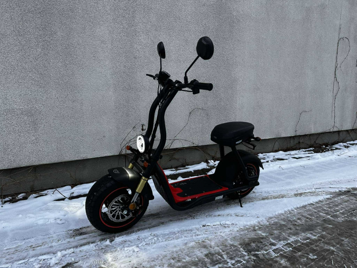 Scuter electric HECHT COCIS MINI BLACK , putere motor 1000 W , viteza maxima 42 km/h [7]