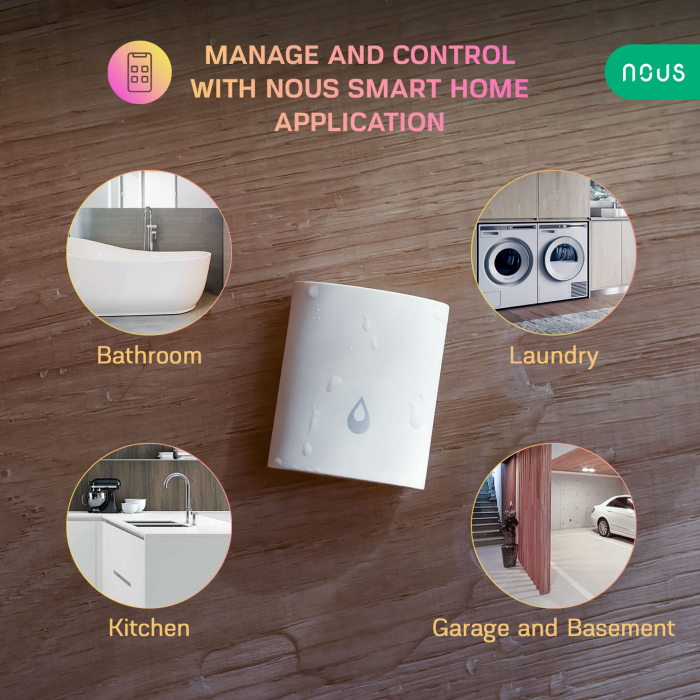Senzor Smart detectie scurgeri de apa NOUS E4, ZigBee [4]