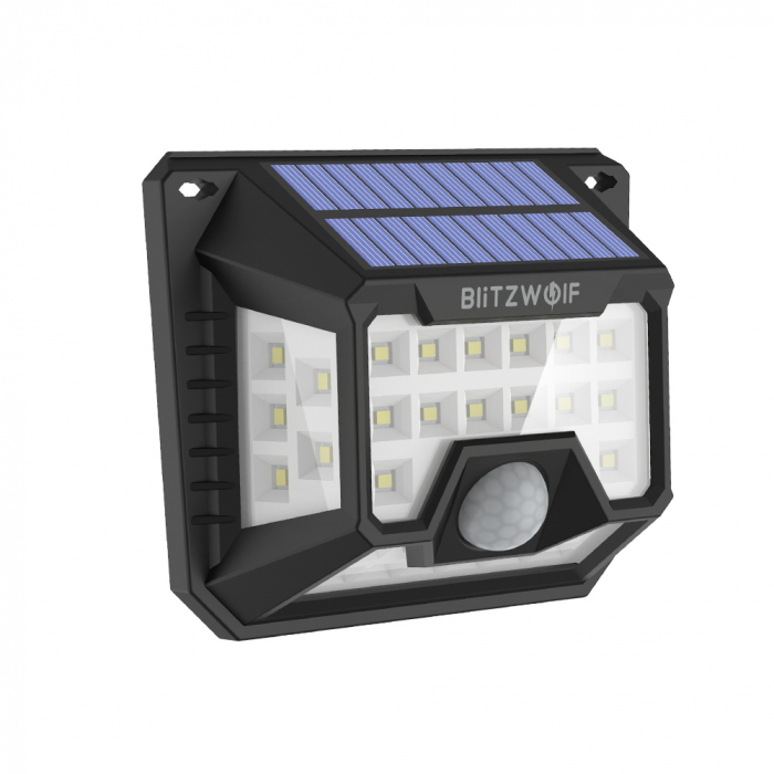 Set 2 lampi solare BlitzWolf BW-OLT3, LED, 32 leduri, incarcare solara si senzor de miscare [4]