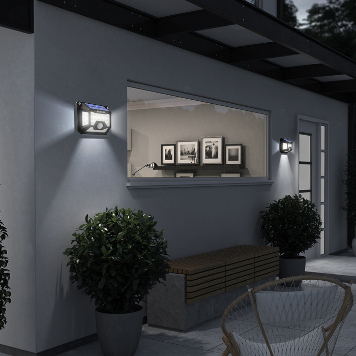 Set 2 lampi solare BlitzWolf BW-OLT3, LED, 32 leduri, incarcare solara si senzor de miscare [3]