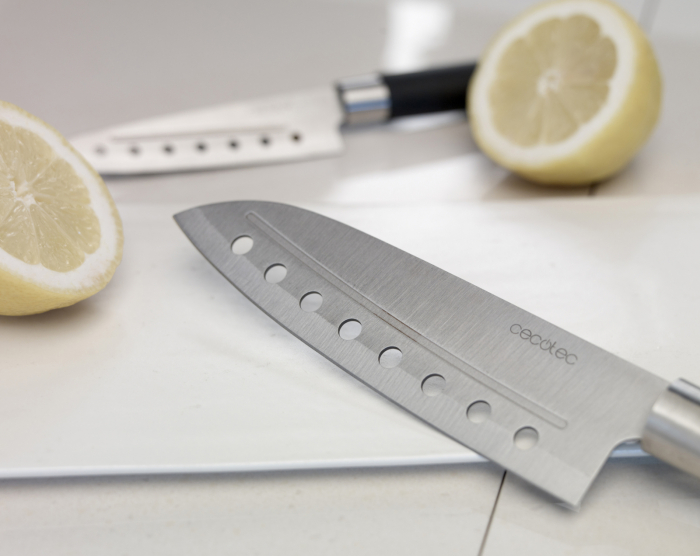 Set 4 cutite profesionale Cecotec Santoku  pentru bucatarie, Inox [5]