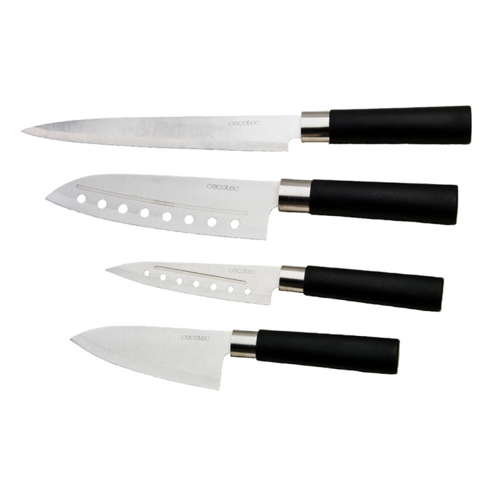 Set 4 cutite profesionale Cecotec Santoku  pentru bucatarie, Inox [1]