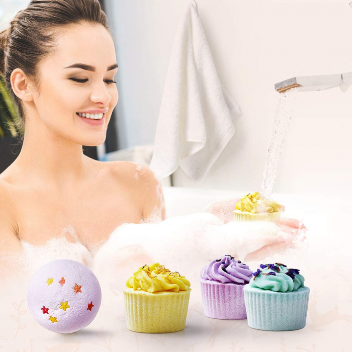 Set cadou bomba de baie Anjou 6 arome diferite [4]
