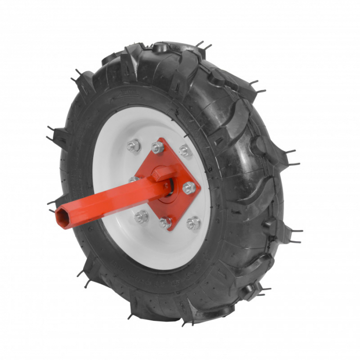 Set roti Hecht 000796 pentru motocultor Hecht 796 de cauciuc 8 inch [2]