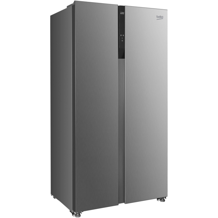 Side by side Beko GNO5322XPN, 532 l, Clasa E, NeoFrost Dual Cooling,Compresor ProSmart Inverter, Display with touch control, H 177 cm, Inox [2]