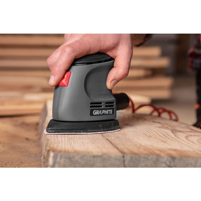 Slefuitor cu vibratii 105 W, talpa forma "DELTA" 100 x 140 x 97 mm, viteza 12000 rot/min, 59G335 GRAPHITE [5]