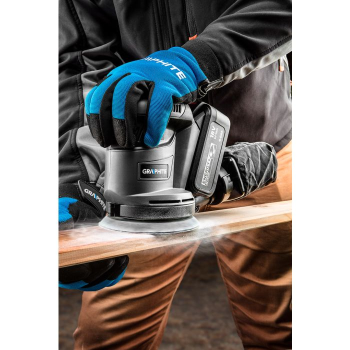 Slefuitor orbital Graphite Energy+ 18V, talpa 125 mm, fara acumulator, 58G014 [5]