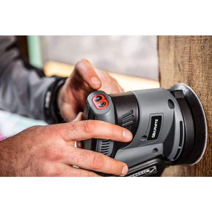 Slefuitor orbital Graphite Energy+ 18V, talpa 125 mm, fara acumulator, 58G014 [4]