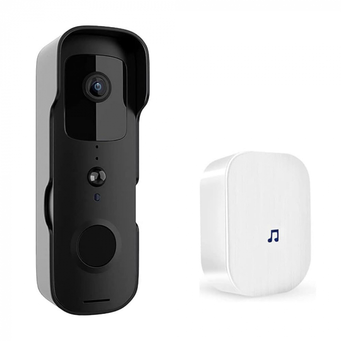 Sonerie Smart Rovo V30 Camera Wireless, 1080P HD, Motion Detection, Convorbire bidirectionala, Tuya, Smart Life [1]