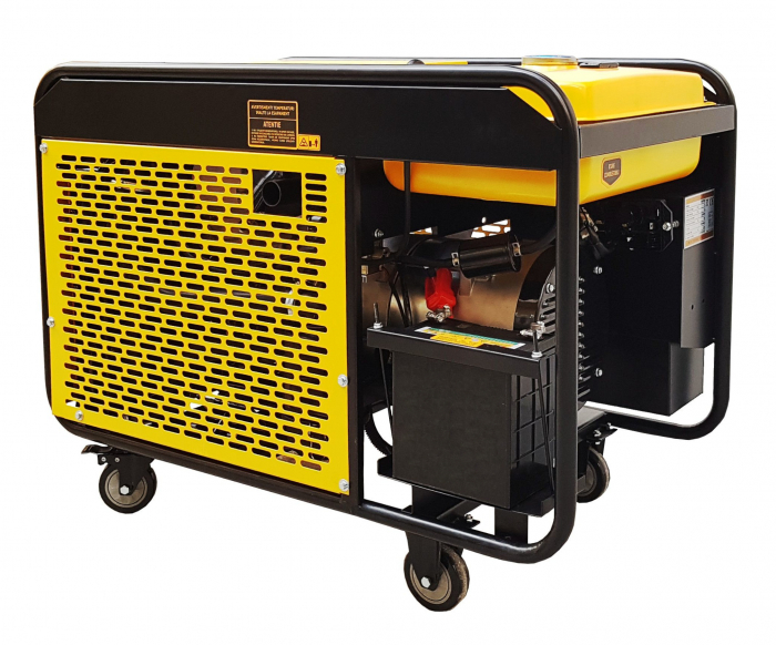 Stager YDE12E3 Generator open-frame 12kVA, 16A, 3000rpm, trifazat, diesel, pornire electrica [2]
