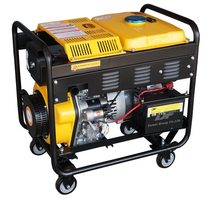 Stager YDE6500EW Generator sudare 4kVA, curent sudare 160A, 3000rpm, diesel monofazat, pornire electrica [1]