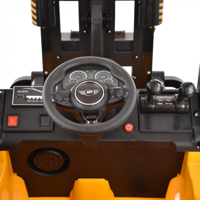 Stivuitor cu acumulator pentru copii - HECHT 52108 YELLOW [5]