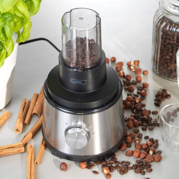 Storcator-Blender 4 in 1 legume fructe, Petra Germania, vas 1 L, 2 trepte putere, functie puls, vas cafea, recipient smothie, recipient suc, 400W [2]