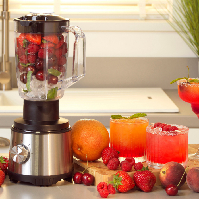 Storcator-Blender 4 in 1 legume fructe, Petra Germania, vas 1 L, 2 trepte putere, functie puls, vas cafea, recipient smothie, recipient suc, 400W [4]