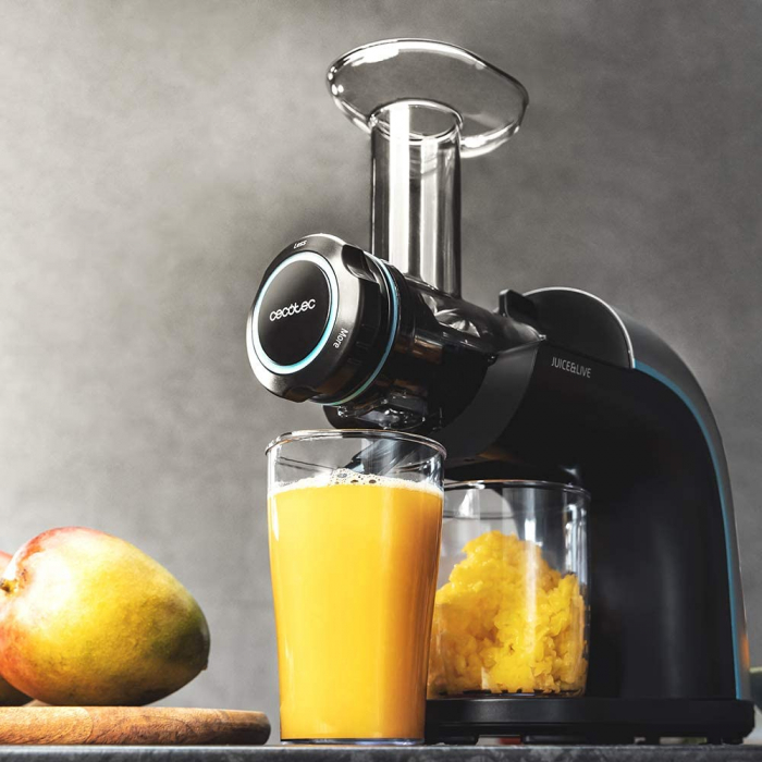 Storcator Cecotec JuiceLive 2000 EasyClean cu sisitem de presare la rece, tambur dublu de separare a sucului, silentios, 3 viteze, negru - Resigilat [3]