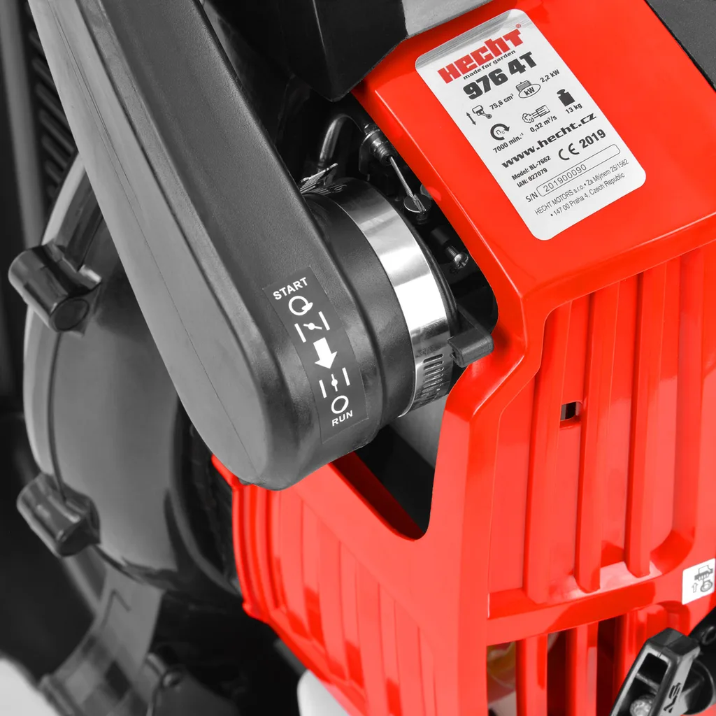 Suflanta de frunze cu motor în patru timpi, 2,95 CP, 76 cmc, volum aer 0,31 m3/s HECHT 976 4T [3]