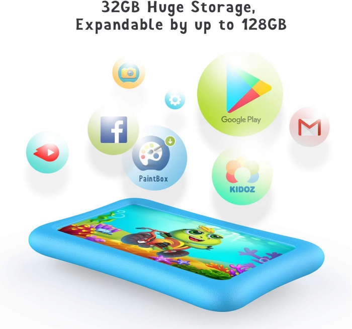 Tableta copii de 7 inch HD Vankyo Z1, Quad-Core Android 8.1 Oreo 1GB, 32GB - resigilat [3]
