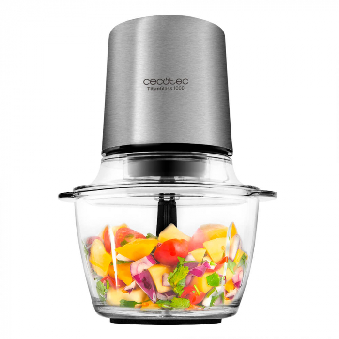 Tocator Cecotec TitanGlass 1000, 400W, 1 l, Vas sticla, Viteza reglabila [5]