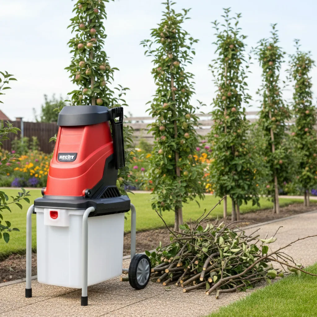 Tocător electric pentru crengi, 3000 W, maxim  4.5 cm, HECHT 630 BOX [2]