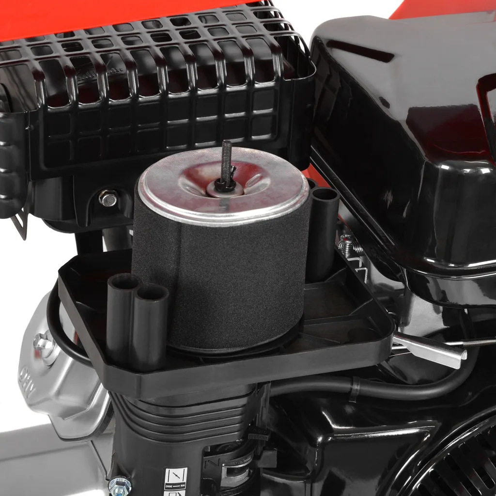 Tocator lemne motor 15 CP, benzina, pornire electrica, lungime lemn 10-22 cm, diametru lemn 12 cm, HECHT 6645 [13]