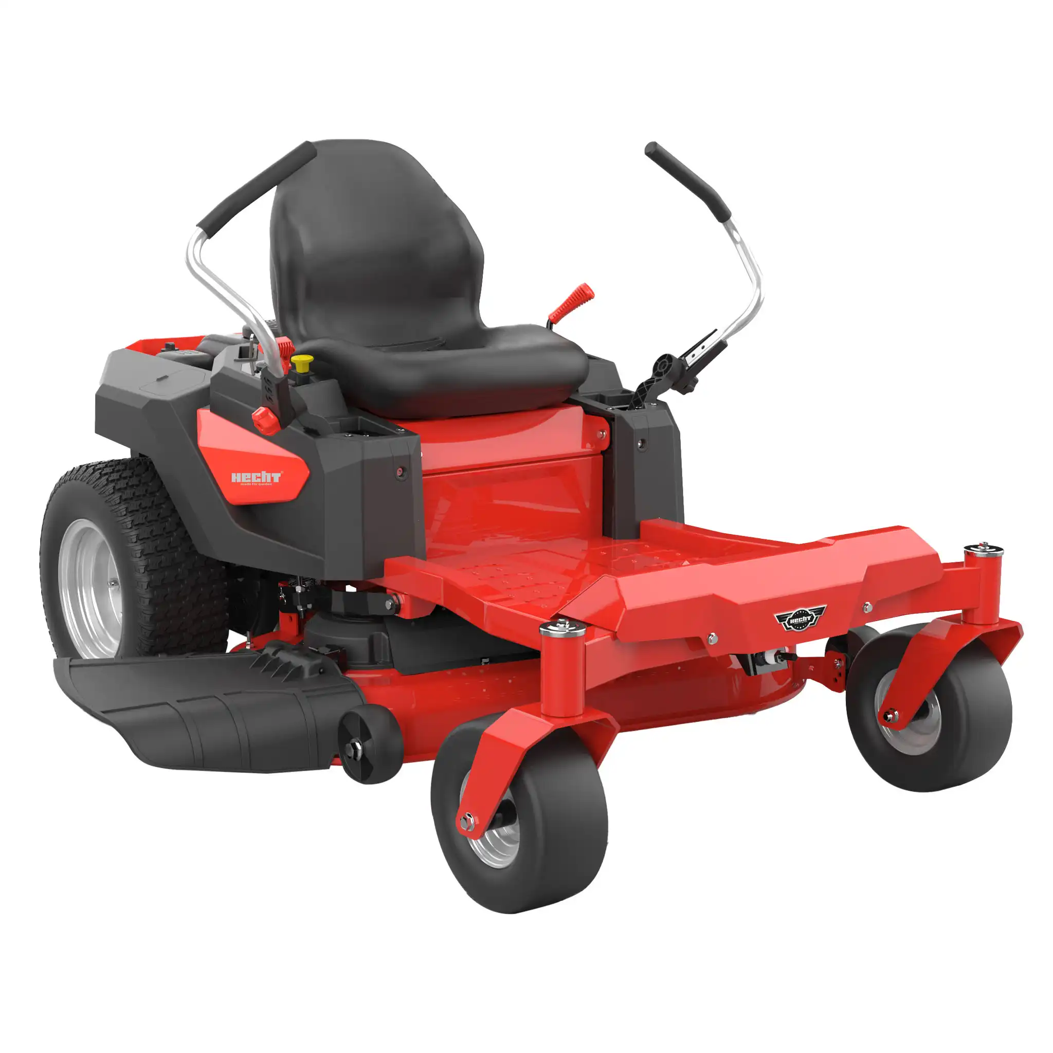 Tractor pentru gazon cu rotire pe loc, latime de lucru 107 cm, 15 CP, HECHT 5107 [1]