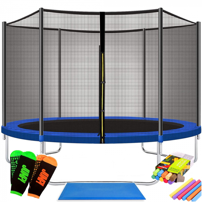 Trambulina Caruzzo, cu plasa de protectie exterioara, 244 cm, 150kg, GO-T8 [1]