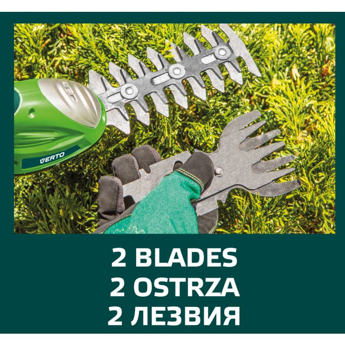 Trimmer gazon si iarba, accumulator 7.2V, Li-Ion 52G311 VERTO [8]