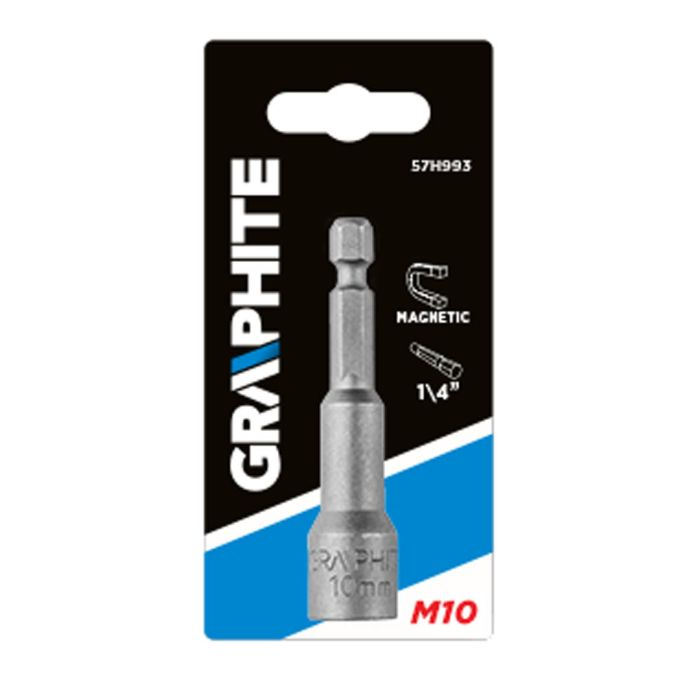 Tubular magnetic, 10 x 65 mm, ax 1/4 " 57H993 GRAPHITE [2]