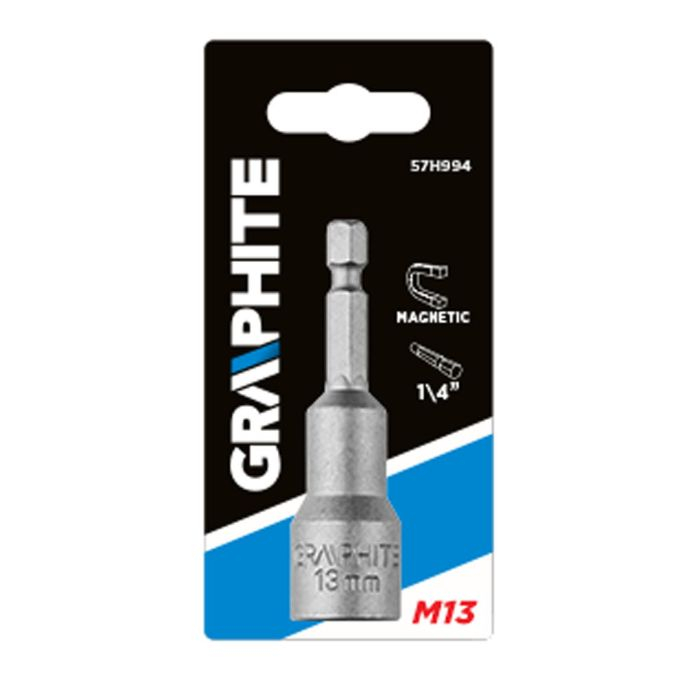 Tubular magnetic, 13 x 65 mm, ax 1/4 " 57H994 GRAPHITE [2]